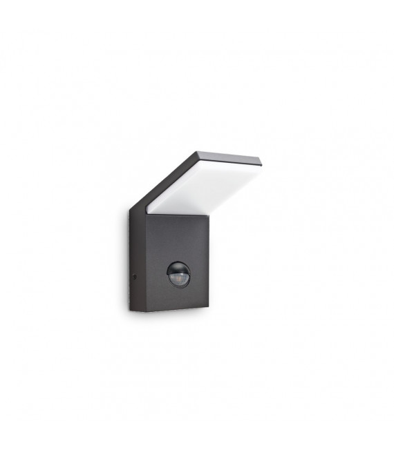 Applique de jardin détécteur Style Aluminium Anthracite 1 ampoule 17cm