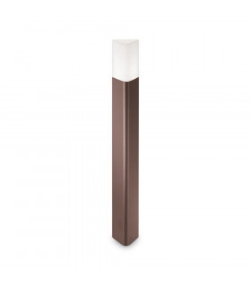 Paletto da giardino Pulsar Alluminio Caffè 1 lampadina 80cm