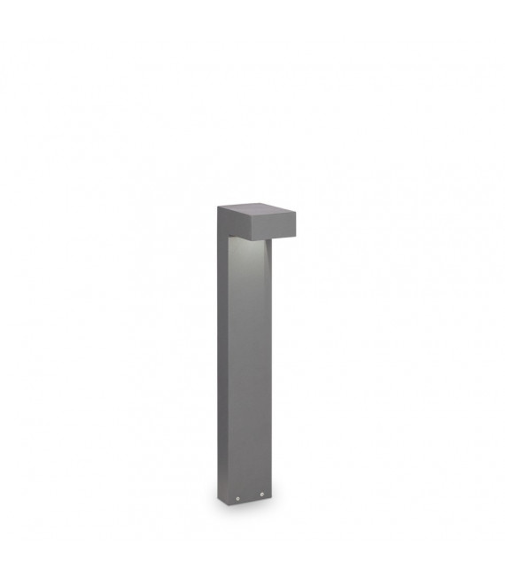 Garden bollard Sirio Aluminum Gray 2 bulbs 60cm
