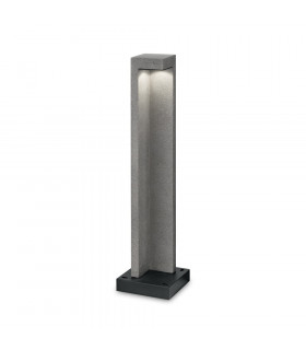 Garden bollard Titano Metal Granite 1 bulb 74cm