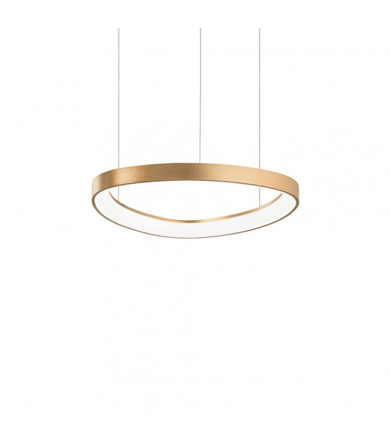 Suspension LED intégré Gemini Métal,plastique Laiton 1 ampoule cm