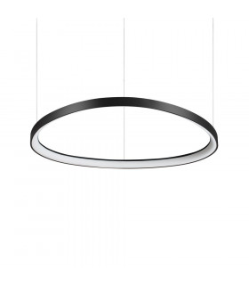 Suspension LED intégré Gemini Métal,plastique Noir 1 ampoule cm