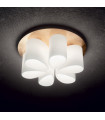 Ceiling light Daisy Metal Gold 6 bulbs 25.5cm