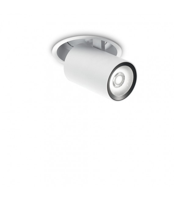 Einbaustrahler Nova Aluminium weiß 1 flammig 11,1cm