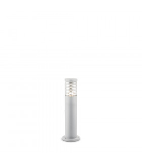 Paletto da giardino Tronco Alluminio bianco 1 lampadina 40,5cm