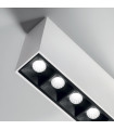 Spot Downlight Lika Metal, white aluminum 1 bulb 8cm