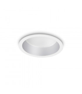 Spot encastré Deep Aluminium blanc 1 ampoule 5,6cm