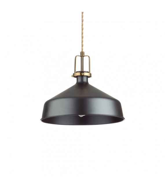 Sospensione Eris-1 Metallo Nero 1 lampadina 33cm
