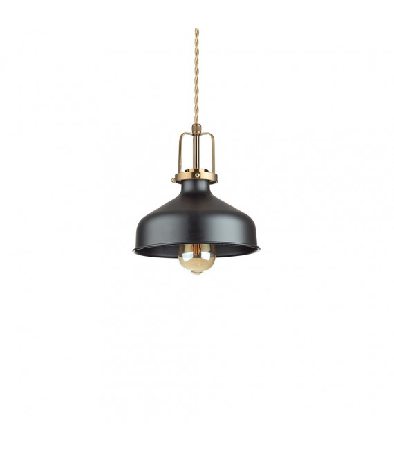 Lampada a sospensione Eris-2 Metallo nero 1 lampadina 39cm