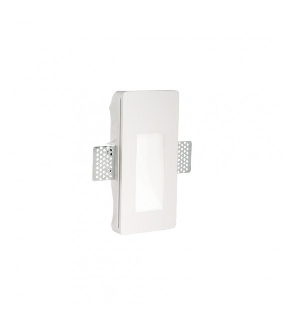 Applique da incasso Walky-2 Gesso bianco 1 lampadina 16,6cm