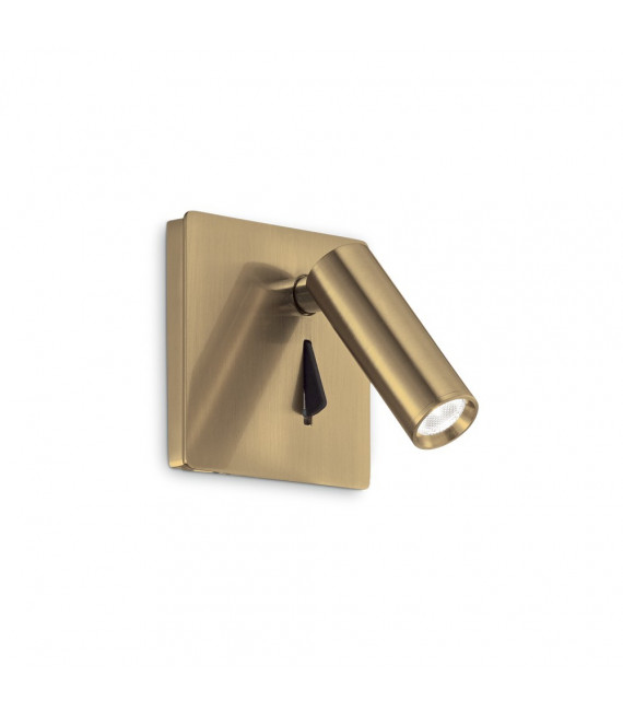 Wandleuchte mit Leselicht Lite Metal Messing 1 Glühbirne 8,5cm