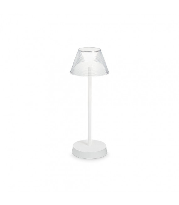 Lampe de table Lolita Métal blanc 1 ampoule 34,5cm