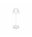 Lolita table lamp White metal 1 bulb 34.5cm