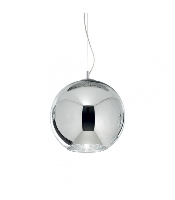 Nemo Metal Chrom Pendelleuchte 1 Glühbirne 45cm