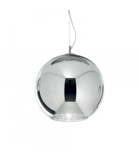Sospensione Nemo in metallo cromato 1 lampadina 55cm