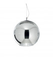 Nemo Metal Chrome Pendant 1 bulb 55cm