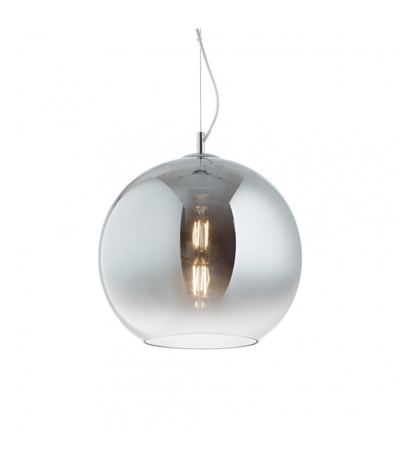 Nemo Metal Pendant Chrome Shades 1 bulb 55cm