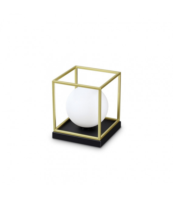 Lámpara de mesa Lingotto Vidrio, metal Latón 1 bombilla 22cm