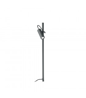 Garden bollard Hub Metal, aluminum Anthracite 1 bulb 110cm
