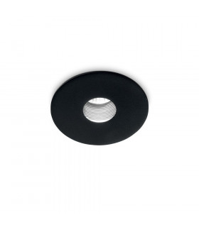 Einbaustrahler Room-33 Metall, Aluminium Schwarz 1 Glühbirne 8cm