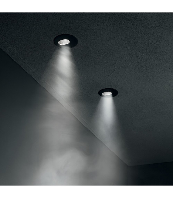 Einbaustrahler Room-33 Metall, Aluminium Schwarz 1 Glühbirne 8cm