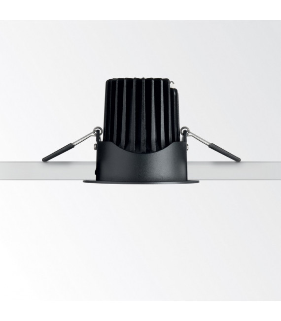 Recessed spotlight Room-33 Metal, aluminum Black 1 bulb 8cm