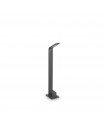 Agos garden bollard Metal, aluminum Anthracite 1 bulb 60cm