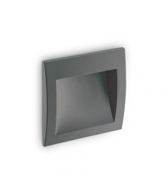 Applique encastrée de jardin Wire Verre,métal,aluminium Anthracite 1 ampoule 14cm