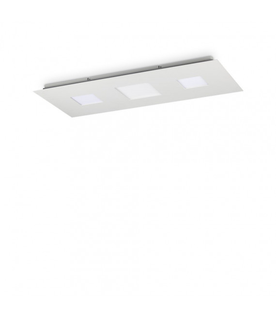 Plafoniera Relax Metallo, alluminio bianco 1 lampadina 4cm