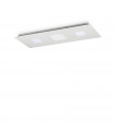 Plafonnier Relax Métal,aluminium blanc 1 ampoule 4cm
