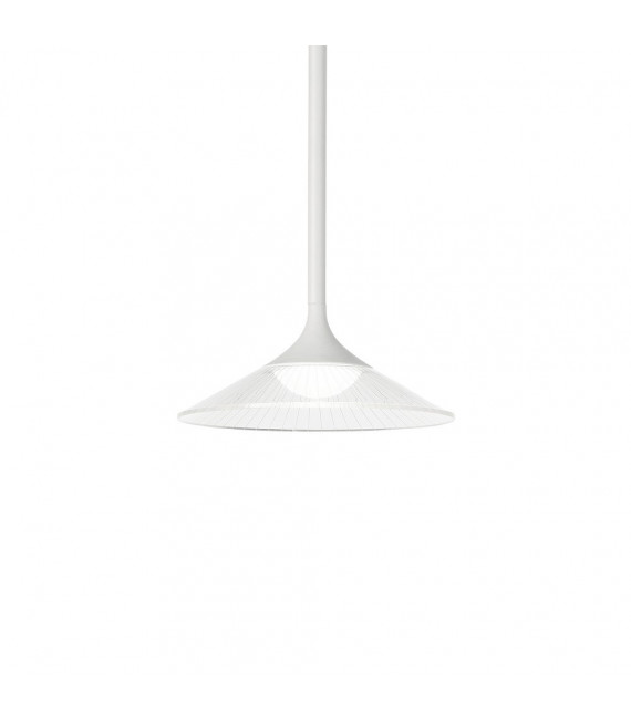 Suspension Tristan 1 ampoule Métal,aluminium blanc