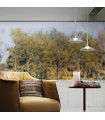 Suspension Tristan 1 ampoule Métal,aluminium Noir