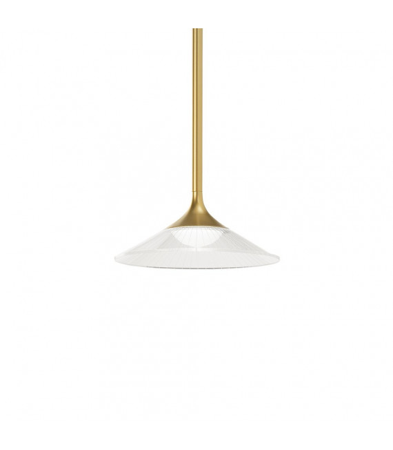 Suspension Tristan 1 ampoule Métal,aluminium Or
