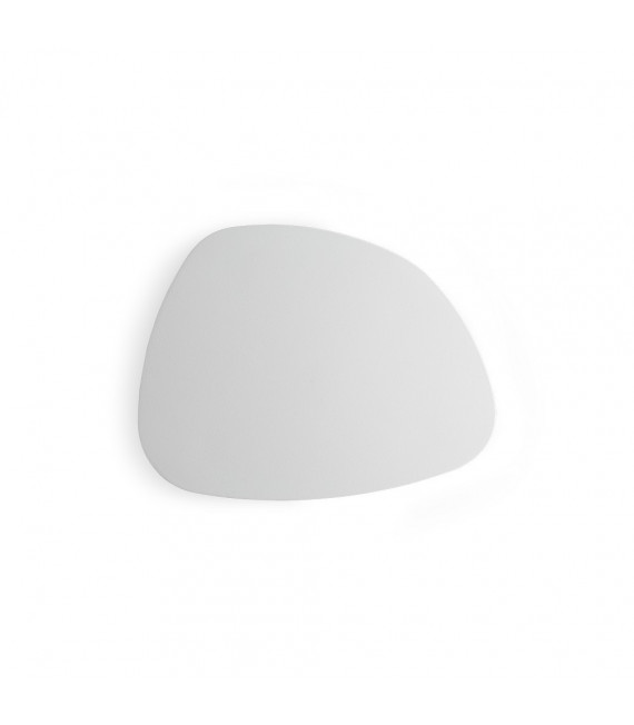 Wall light Peggy Metal, white aluminum 1 bulb 19.5cm