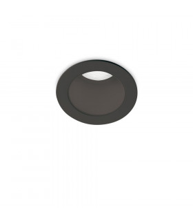 Faretto da incasso Quark Metallo, alluminio Nero 1 lampadina 6,1cm