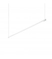 Suspension LED intégré Yoko 1 ampoule Métal,aluminium,plastique blanc
