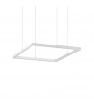 Suspension LED intégré Oracle 1 ampoule Métal,aluminium,plastique blanc