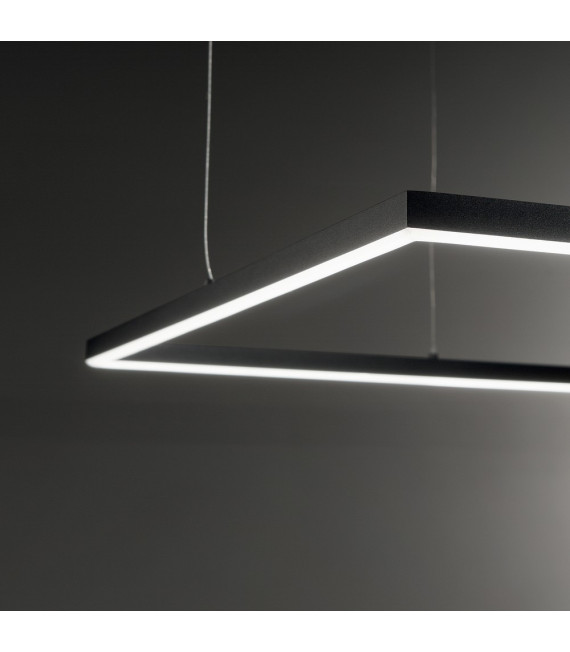 Suspension LED intégré Oracle 1 ampoule Métal,aluminium,plastique blanc