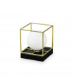 Lingotto table lamp Glass, metal Brass 1 bulb 15cm