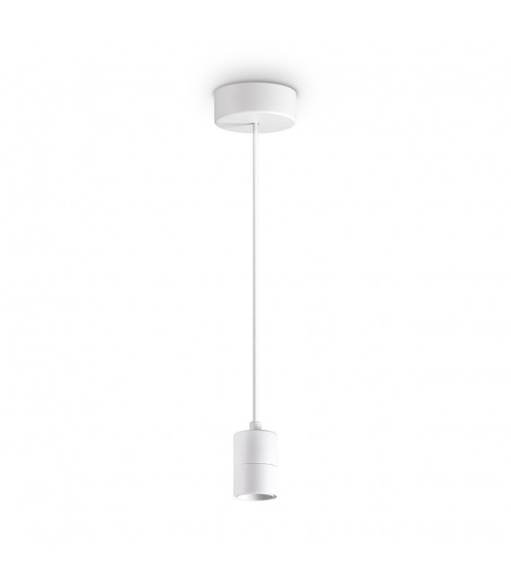 Lampada a sospensione design Set 1 lampadina Metallo, alluminio bianco
