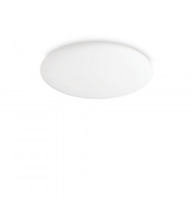 Ceiling light Level Glass, white metal 1 bulb 8.5cm