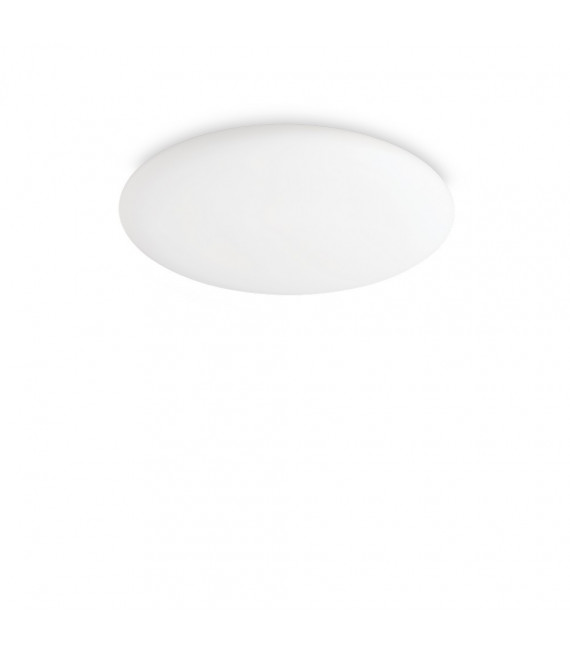 Plafonnier Level Verre,métal blanc 1 ampoule 8,5cm