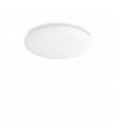 Ceiling light Level Glass, white metal 1 bulb 8.5cm