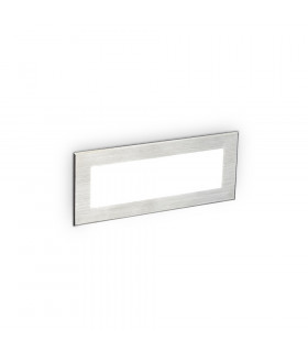 Empotrable para jardín Leo Metal, aluminio Acero 1 bombilla 6cm