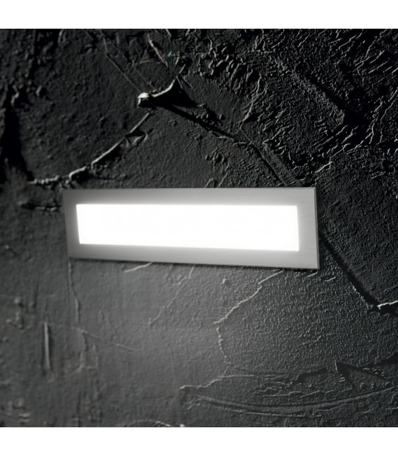 Empotrable para jardín Leo Metal, aluminio Acero 1 bombilla 6cm