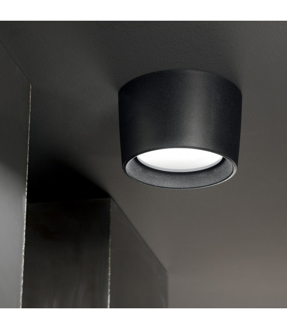 Faretto da incasso Livia nero 1 lampadina 10,5 cm