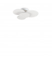 Plafonnier Cloud Métal blanc 1 ampoule 14cm