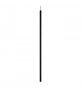 Diseño suspensión Filo 1 bombilla Metal, aluminio Negro