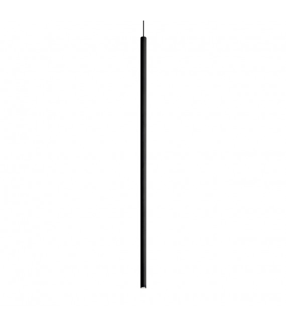 Design suspension Filo 1 bulb Metal, aluminum Black