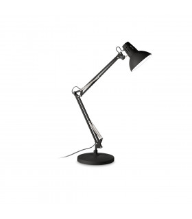 Table lamp Wally Matt black metal 1 bulb 58cm